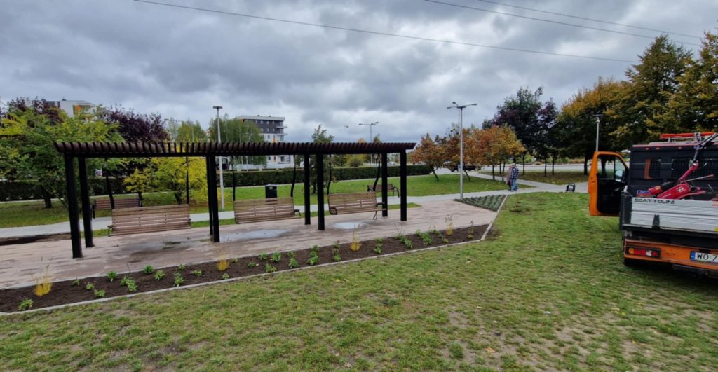 Park kieszonkowy na osiedlu Centrum zyskał nowe oblicze